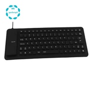 Silicone Mute Soft Keyboard 85-Key Computer Keyboard USB Wired Keyboard