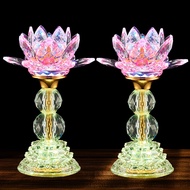 led Colorful Buddhist altar long-lasting lamps, crystal imitation lamps, plug-in lamps, household lo