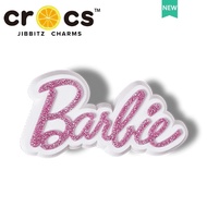 barbie jibbitz crocs แท้ ตัวติดรองเท้า  หัวเข็มขัดรองเท้าตุ๊กตาบาร์บี้สีชมพูน่