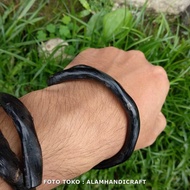 Gelang Akar Bahar Hitam Laut Asli Lentur