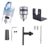 775 Motor 10000Rpm DC 12V Lathe 775 Motor with Mini Hand Drill Chuck and Milling Machine Mounting Br