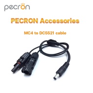 PECRON Accessories MC4 port to DC5521(5.5x2.1mm) Solar Adapter