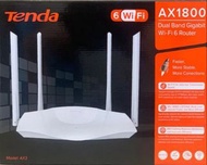Tenda AX1800 雙頻千兆 Wi-Fi 6 Router + 免費Mouse 雙模式