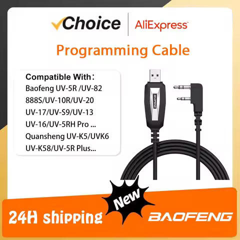 USB Programming Cable For Quansheng UVK6 Baofeng DM-32 UV-32 UV-16 Plus UV-5R UV-13 Programming Cabl