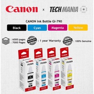 Canon Ink bottle GI-790 Black (130ml) Color (70ml) Refill Canon G Series Ink / Canon GI790 G2010 G30