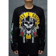 Guns n roses long sleeve shirt - Rock band tee - Rock shirt - Size M