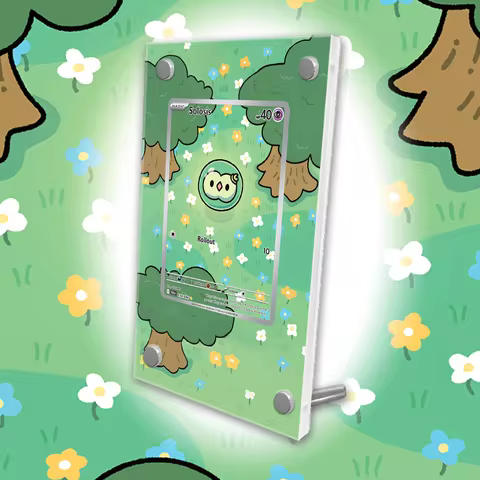 Pokemon Cards Display PTCG Sv11B Solosis Anime Game Collection Expand Art Gifts Self Made Acrylic Pr