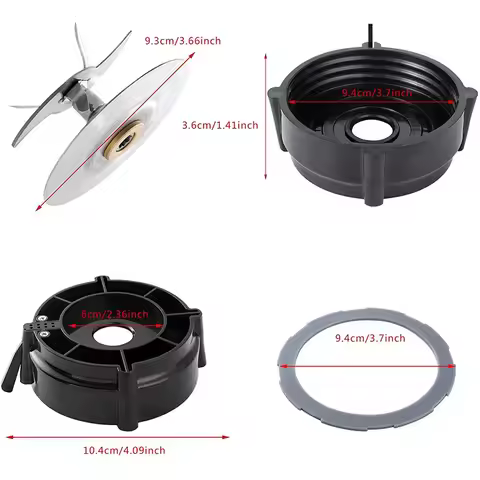 for Oster Blender Spare for Oster Ice Pick Blade O Sealing Ring /Black Base 5-Blade 1200w Juicer Par