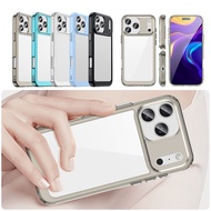 For iPhone 17 Pro Max 5G 17 Air Case Luxury Silicone Clear PC Bumper Protector Case For iPhone 17 Pr