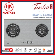 Turbo Incanto T762SSV 76cm 2 Burners Built-In Hob