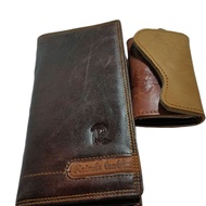 GANTUNGAN Today's cowhide men's wallet free key chain.