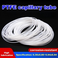 Teflon Tube 600V Translucent PTFE PTFE Capillary Tube Wall Thickness 0.3/0.4/05mm