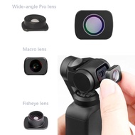 Wide Angle Macro Clear Fisheye Lens Kit for DJI Osmo Pocket/ Pocket 2 Vlog Shooting Handheld Gimbal Came Lenses Accessories