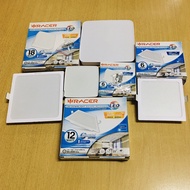 RACER โคมไฟดาวน์ไลท์แบบฝังฝ้า/ติดลอยสี่เหลี่ยม LED DOWNLIGHT 6W/12W/18W แสงขาวและแสงเหลือง พร้อมส่ง