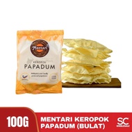 Mentari Keropok Papadum Round 100g