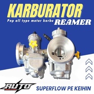 READY karburator Karbu PE Reamer SUPER FLOW keihin pe28 pe24 pe26 original mio beat JUPITER SUPRA rx