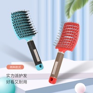 Manufacturer Wholesale Large Curved Comb Hair Styling Comb Smoothing Comb Curling Comb Plastic Brist