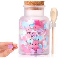 DOSTATNI Sabun Pedikur Bunga Tablet Spa Kaki Pedikur 10 Oz Garam Mandian Plastik dalam Balang Lembar