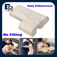 ✜Memory Foam Couple Pillow Arm Pillow Case For Sleeping No Pressure Side Sleeper Pillow Cover-Only F