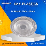 Disposable PP Plastic Plate 9inch | 50pcs± BENXON PL09