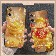 Oppo A77s case with lucky, fortune bag pattern