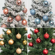 Set of 6 Christmas decoration baubles, Christmas tree hanging baubles, Christmas decorations