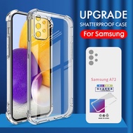 Clear Transparent Thickened Shockproof Phone Case For Samsung Galaxy A14 A15 A24 A54 A34 A13 A33 A53 A73 S24 S23 S22 S21 S20 S10 S8 Note 20 10 9 Ultra A12 A01 A02 A03 A11 A02s A03s A10s A20s A30s A50s A21s A52s A22 A23 A32 A31 A51 A71 A52 A70 A72