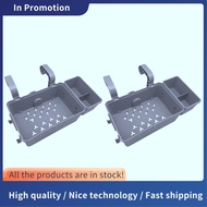 2 Sets Poolside Storage Basket Above Ground Pool Accessories + Pool Cup Holder for Above Ground Pool