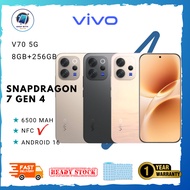 Vivo V70 5G Smartphone (8GB+256GB) | Snapdragon® 7 Gen 4 | 6.59" AMOLED-READY STOCK