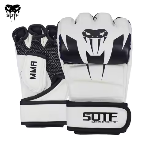 SOTF white MMA Venomous snake Multicolor Boxing gloves MMA gloves Tiger Muay Thai muay thai boxing f