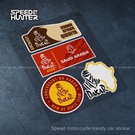 DAKAR DAKAR DAKAR Tension 2022 Motorcycle Car Racing Off-Road Sticker Waterproof Reflective Decorati