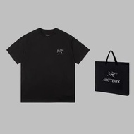 ARC'TERYX T-shirts 始祖鳥立體硅膠LOGO休閒短袖T恤男女同款