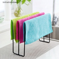 initiationdawn High Quality Iron Towel Rack Kitchen Cupboard Hanging Wash Cloth Organizer Drying Rack New