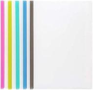 File Folder Clear Sliding Bar Report Covers with U-Type Sliding Bar (40 Sheet Capacity), Office Scho