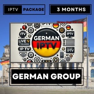 German Group TV Online IPTV Package 3 เดือน. สามารถรับชมทีวีออนไลน์และVOD ซีรี่ย์ ใช้งานผ่านแอพพลิเค