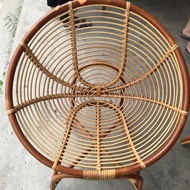 Rattan chair round Kerusi Rotan Bulat Nordic