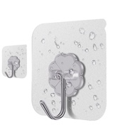 Gantungan Dinding besi Plastik Keramik Magic Hook Motif Transparan - Transparan