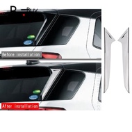 ABS Chrome Vertical Rear Window Side Spoiler Wing for Toyota Raize 2020 2021 Auto Rear Window Mirror Tail Accessories