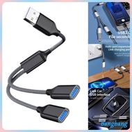 Bang USB Splitter Cable USB Hub Power Cord Extension Adapter Cable 28cm 11 02in