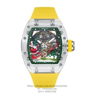 CRONUS ART CM 001 - 057 Santa Claus with Crystal Case   Automatic Watch Jam Tangan