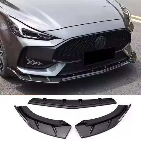 Front Bumper Spoiler for Morris Garages 5 Front Skirts Splitter MG GT 5 2021 To 2023 Car Body Kit Ac