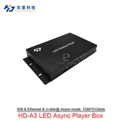 Huidu HD-A3L Full Color Async Player Box For indoor outdoor LED Display Panel Screen Advertising Mac
