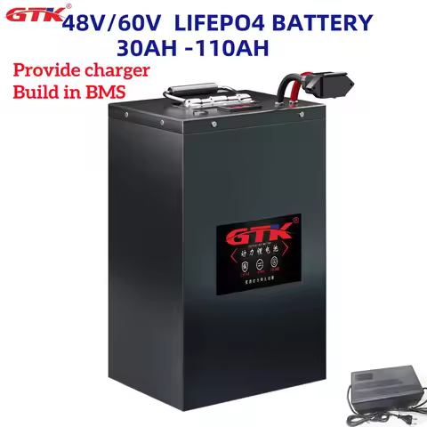 GTK BMS 16S 48V 20S 60V 30AH 50AH 60AH 90AH 110AH Lithium Lifepo4 Battery for 1000W 2000W 3000W Riks