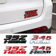Metal Emblem Car  Whole Body Trunk Sticker for Dodge 345 392 HEMI Charger Challenger Ram Viper Carav