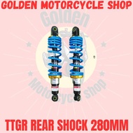 TTGR REAR SHOCK 280MM /WAVE125/XRM125/110/RUSI125/RS100/RS125/TMX155/125/SYM/SMASH/DASH/DREAM/BAJAJ/