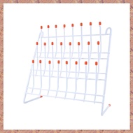Lab Drying Rack 24 Pegs Lab Glassware Rack Wire Glassware Drying Rack Wall Mount/Freestanding Lab Gl