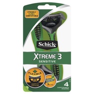 Schick Xtreme 3 Sensitive (4 Disposable Razors)