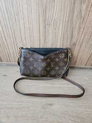 Louis Vuitton LV Monogram Pallas Clutch 兩用袋啡色