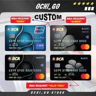 ATM Card Stickers Garskin Skin Card Custom Bank BCA Priority ATM Card Stickers BCA | Bri Bri Bri | I