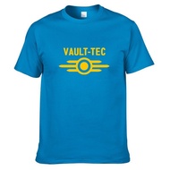 T-shirt Fashion Logo Vault Tec Game Fallout Men Classic Ca T Blue S-5XL
